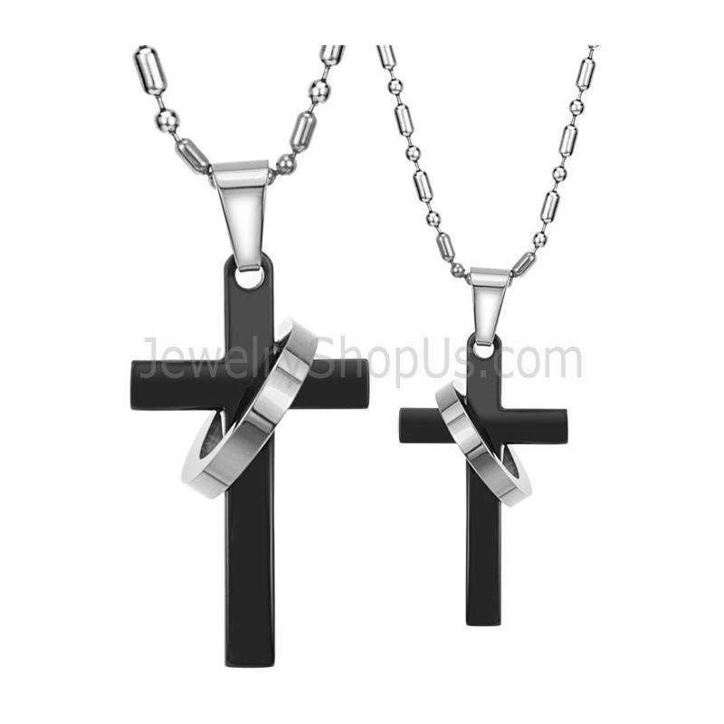 Titan-Kreuz-Anhänger Für Verliebte Mit Kostenlosen Ketten 136 Titan-Kreuz-Anhänger Für Verliebte Mit Kostenlosen Ketten 136