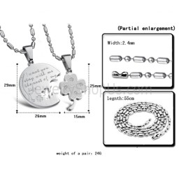 Anhänger „Kleeblatt“ Aus Titansilber Mit Strasssteinen Und Kostenlosen Ketten C599