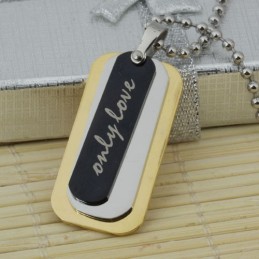 Mann 3-Lagige Halskette Mit Anhänger Aus Reinem Titan, Geschenk, Kostenlose Kette