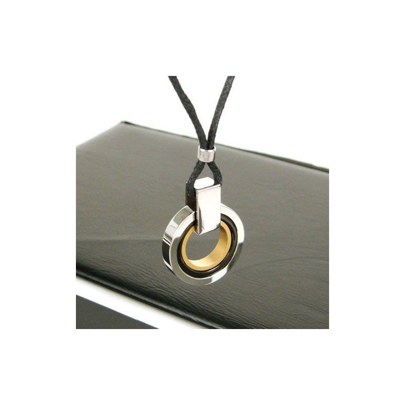 Mann 3 Hoop 3 Farbe Reines Titan Anhänger Halskette Kostenlose Kette Mann 3 Hoop 3 Farbe Reines Titan Anhänger Halskette Kostenlose Kette