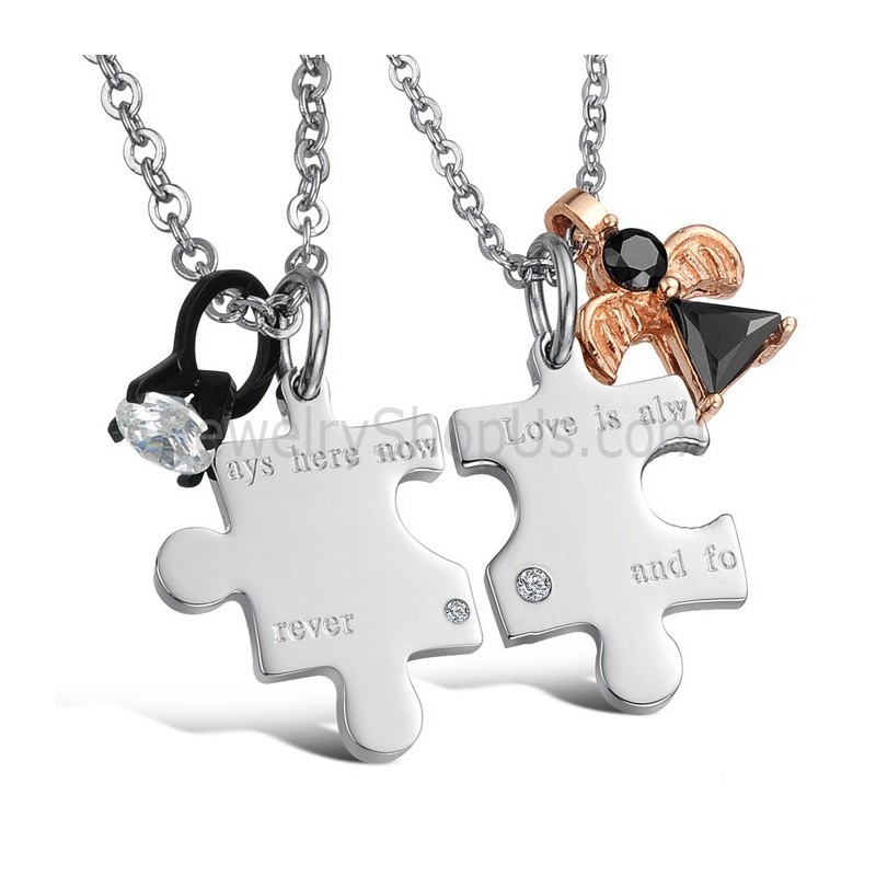Titan-Silber „Love Is Always Here Now And Forever“ Liebhaber-Anhänger Mit Strasssteinen Und Kostenlosen Ketten C608 Titan-Silber „Love Is Always Here Now And Forever“ Liebhaber-Anhänger Mit Strasssteinen Und Kostenlosen Ketten C608