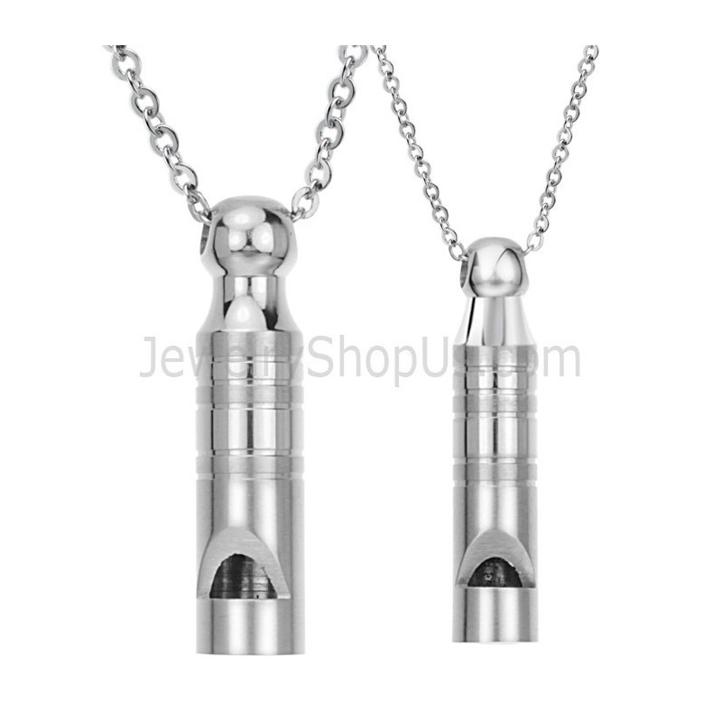 Titan-Silber-Anhänger „Lovers Whistle“ Mit Kostenlosen Ketten 205 Titan-Silber-Anhänger „Lovers Whistle“ Mit Kostenlosen Ketten 205