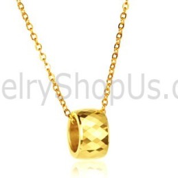 Gold Wolfram Hochglanz Anhänger Wx734