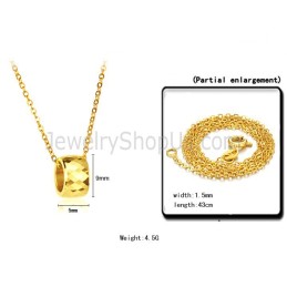 Gold Wolfram Hochglanz Anhänger Wx734