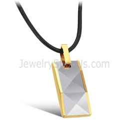 Anhänger Aus Wolframsilber Mit Kompliziertem, Facettenreichem Design Und 18 Karat Goldbeschichtung C630