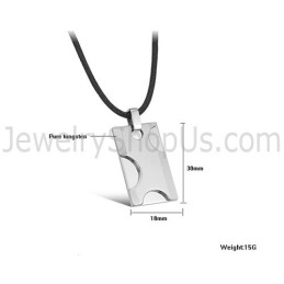 Wolfram-Silber-Anhänger C639