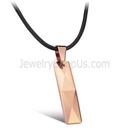 Wolfram-Anhänger In Roségold Mit Aufwendigem, Facettenreichem Design C629