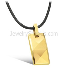 Gold Wolfram Hochglanz Anhänger C630
