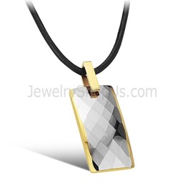 Wolfram-Anhänger Mit Kompliziertem, Facettenreichem Design Und 18 Karat Goldbeschichtung C632