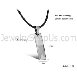 Wolfram-Silber-Anhänger Mit Kompliziertem, Facettenreichem Design C629