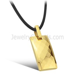 Wolfram-Gold-Anhänger Mit Kompliziertem, Facettenreichem Design C632