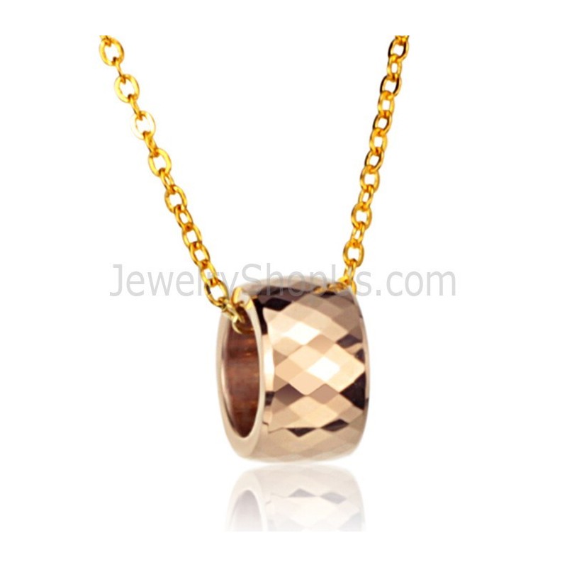 Anhänger Aus Wolfram In Roségold Mit Kompliziertem, Facettenreichem Design Wx718 Anhänger Aus Wolfram In Roségold Mit Kompliziertem, Facettenreichem Design Wx718