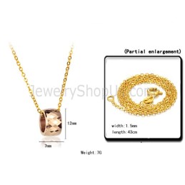 Anhänger Aus Wolfram In Roségold Mit Kompliziertem, Facettenreichem Design Wx718