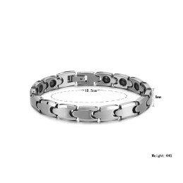 Hochglanzpoliertes Wolfram-Magnetenergie-Gesundheitsarmband C945