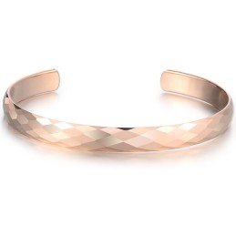 Wolfram-Armreif In Roségold, Hochglanzpoliert, C895