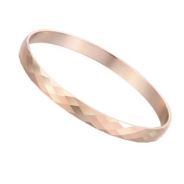 Wolfram-Armreif In Roségold, Hochglanzpoliert, C892
