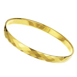 Gold Wolfram Komplizierte Multifaceted Design Armreif C887