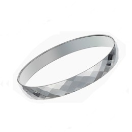 Silber Wolfram Hochglanz Paar Armreifen C890