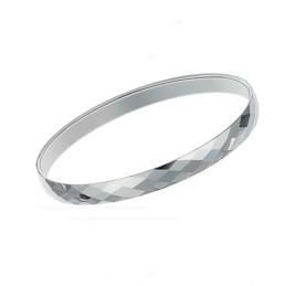 Silber Wolfram Hochglanz Paar Armreifen C890