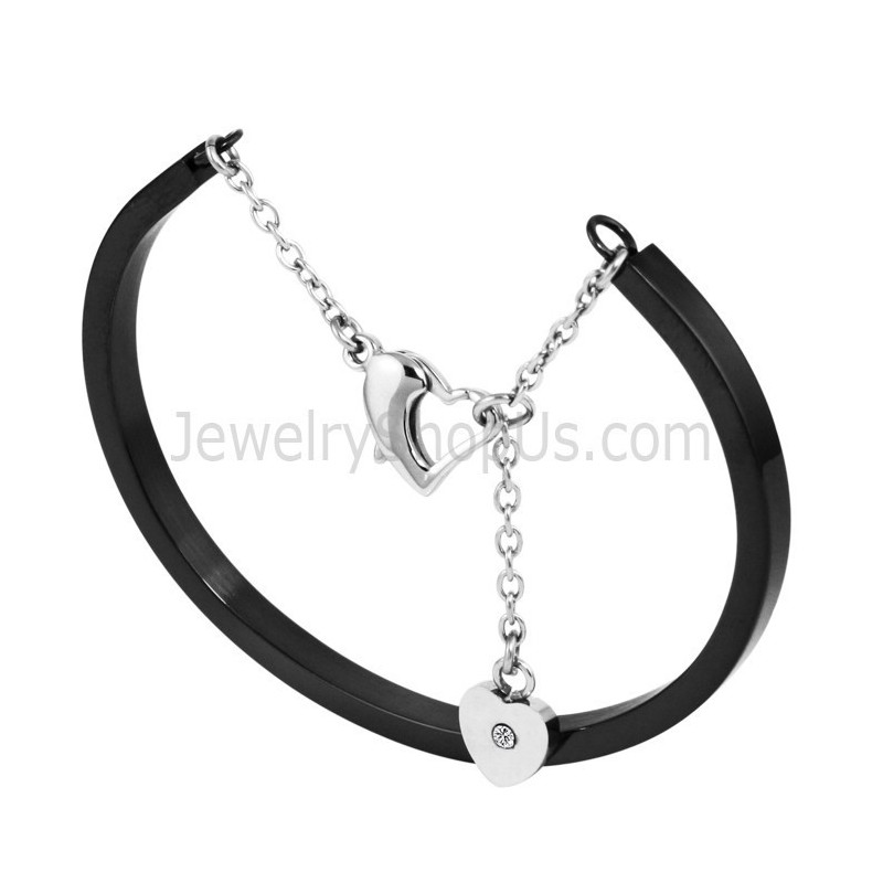 Tatanium Armreif Verstellbar (Schwarz, Silber, Roségold) Bg810 Tatanium Armreif Verstellbar (Schwarz, Silber, Roségold) Bg810