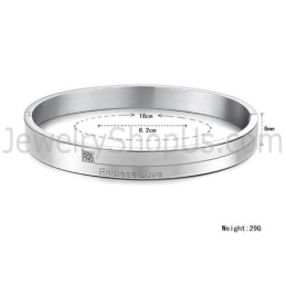 Tatanium "Endless Love" Paar-Armreifen Mit Strasssteinen C870