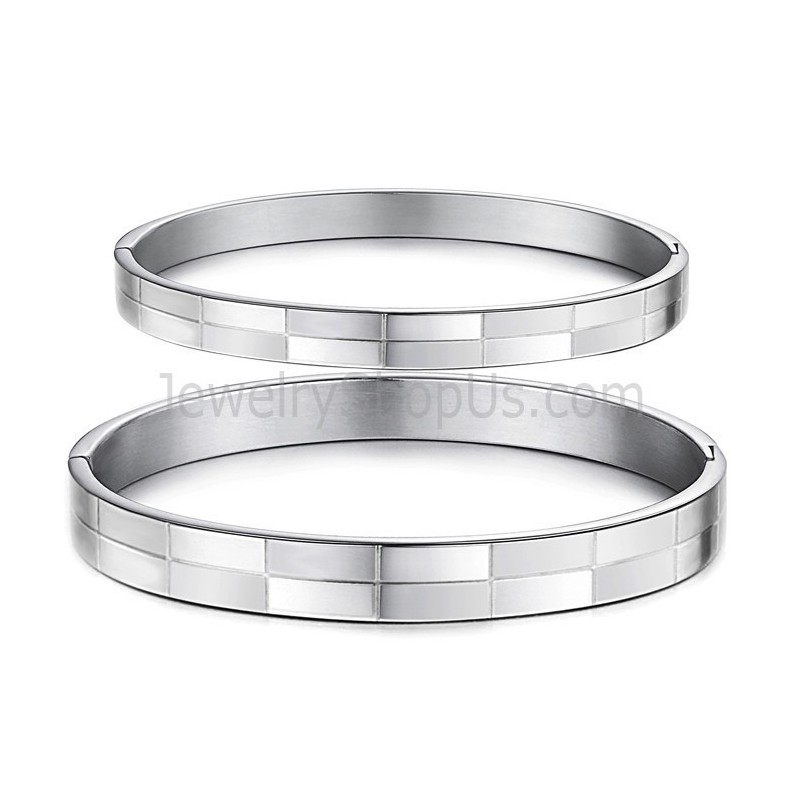 Tatanium Simple-Grid Paar Armreifen C855 Tatanium Simple-Grid Paar Armreifen C855
