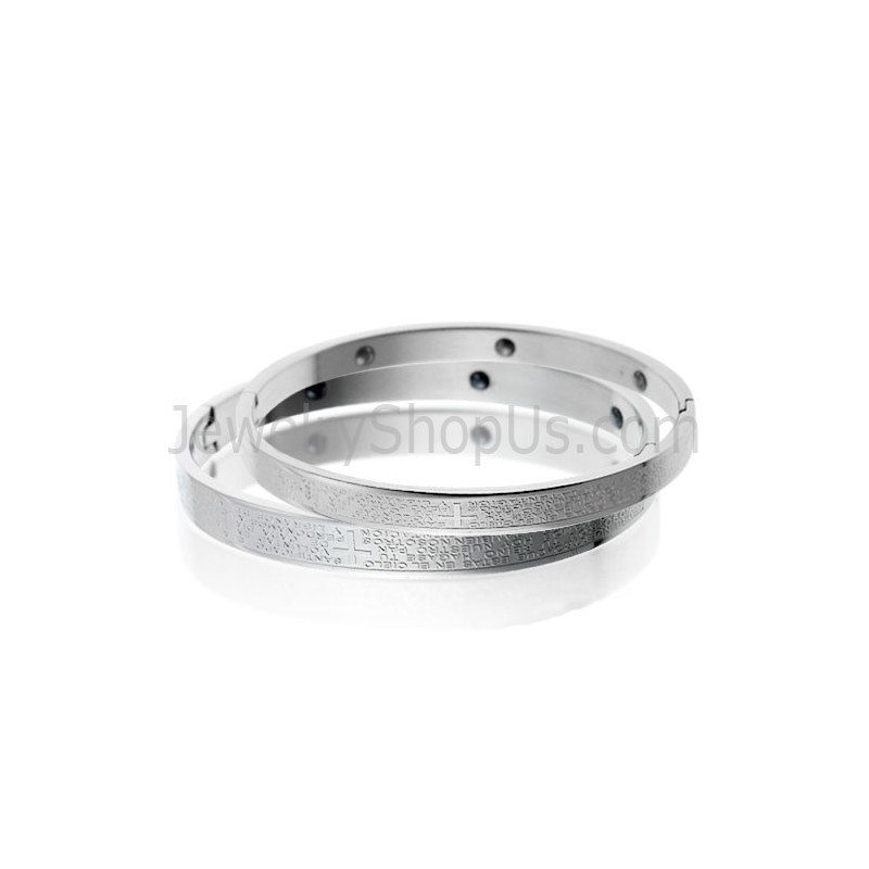 Tatanium Kreuz Magnetische Energie Gesundheit Paar Armreifen C716 Tatanium Kreuz Magnetische Energie Gesundheit Paar Armreifen C716