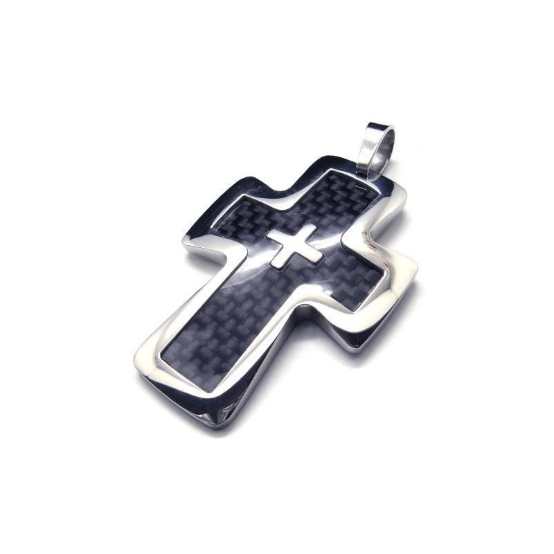 Cool Man Cross S Stahlanhänger, Inkl. Kette Und Box Cool Man Cross S Stahlanhänger, Inkl. Kette Und Box