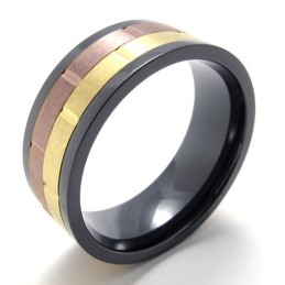 Farbiger Titanring