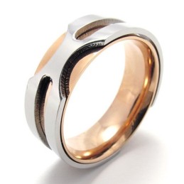 Titanring Aus Roségold