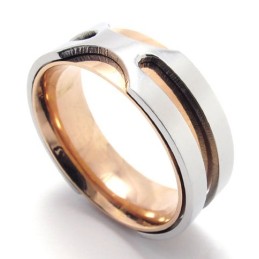 Titanring Aus Roségold
