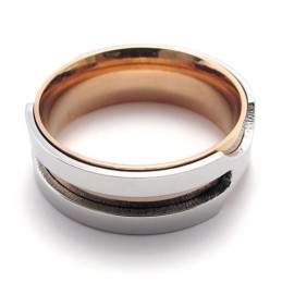 Titanring Aus Roségold