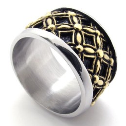 Farbiger Vintage Titanring