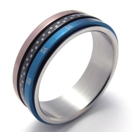 Farbiger Titanring