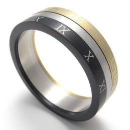 Farbiger Titanring