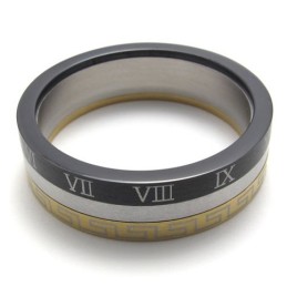 Farbiger Titanring