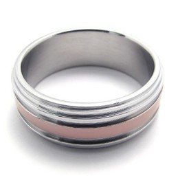 Titanring Aus Roségold