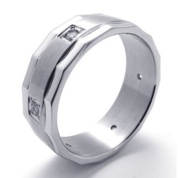 Diamant-Titanring