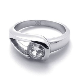 Diamant-Titanring