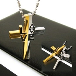 Cool Man Love Cross Anhänger Aus Reinem Titan Als Geschenk