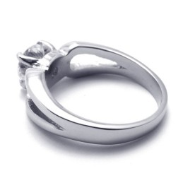 Damen-Diamantring Aus Titan