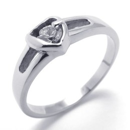 Diamant-Titanring Für Damen