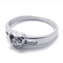 Diamant-Titanring Für Damen