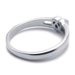 Diamant-Titanring Für Damen