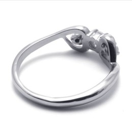 Diamant-Titanring Für Damen