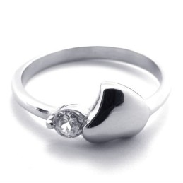 Diamant-Titanring Für Damen