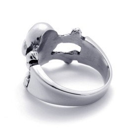 Titanring Mit Totenkopf