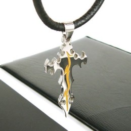 Noble Man Kreuz Anhänger Aus Reinem Titan Mit Kostenloser Kette