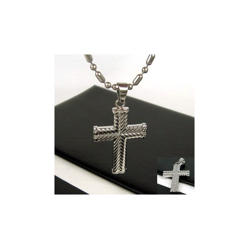 Mann Exklusives Kreuz Anhänger Aus Reinem Titan Geschenk Mann Exklusives Kreuz Anhänger Aus Reinem Titan Geschenk