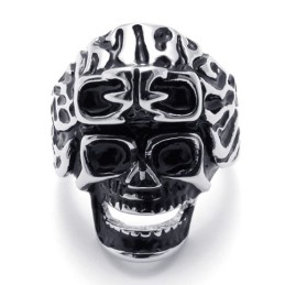 Titanring Mit Totenkopf